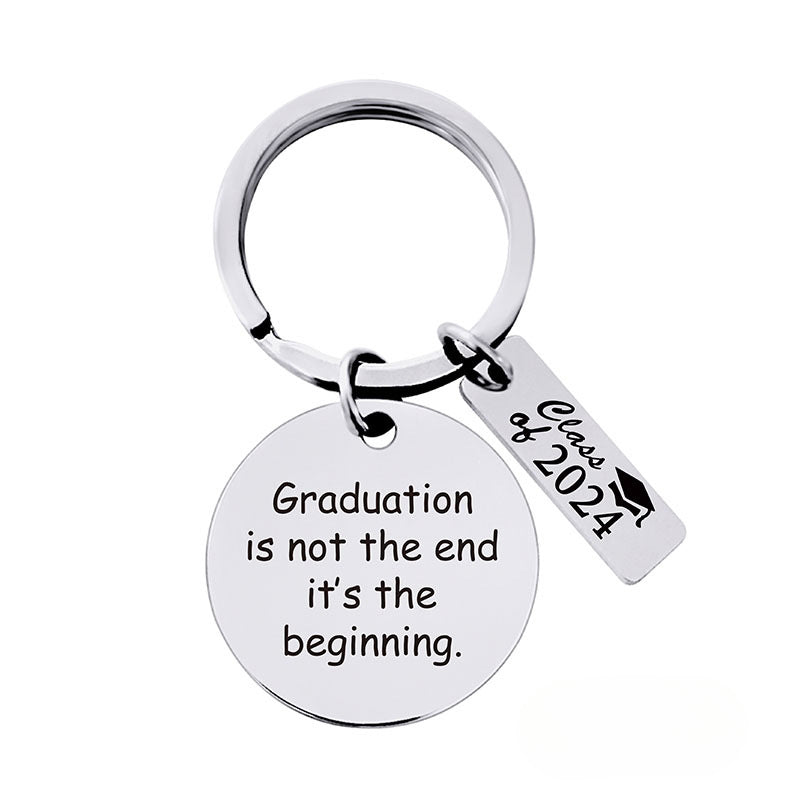 Wholesale 2024 Graduation Season Gift Stainless Steel Keychain ACC-KC-Ganggu011
