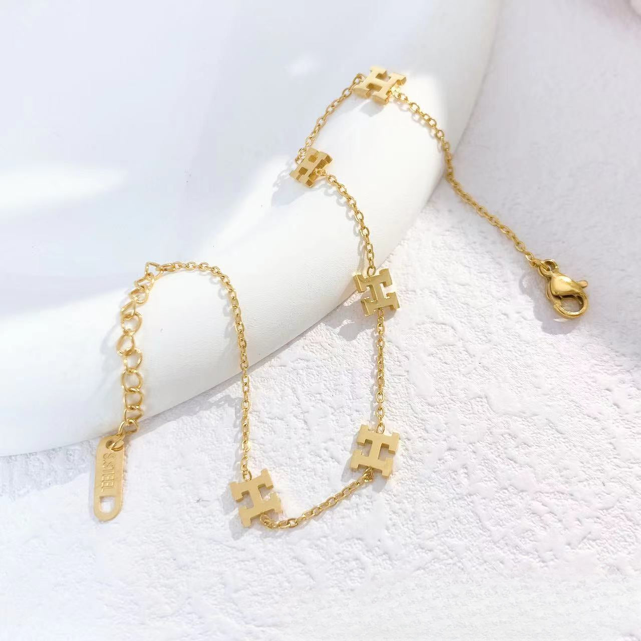 Wholesale Stainless Steel Bracelets Letter Bracelet ACC-BT-LianCan001