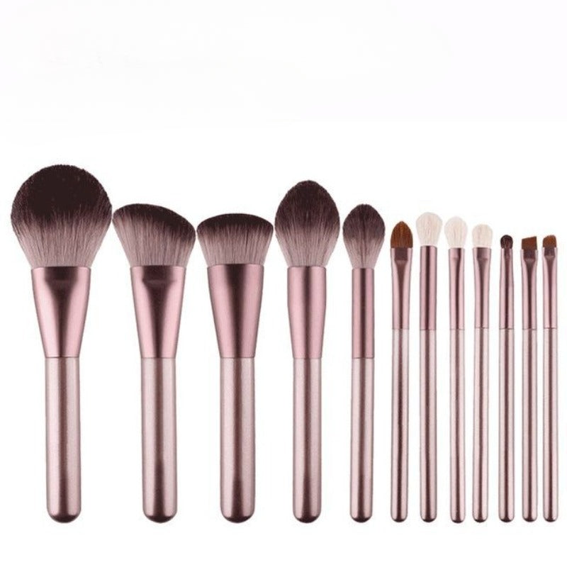 Wholesale 12pcs/set Cangzhou Soft-haired Small Grape Makeup Brush Set ACC-MB-Feim005