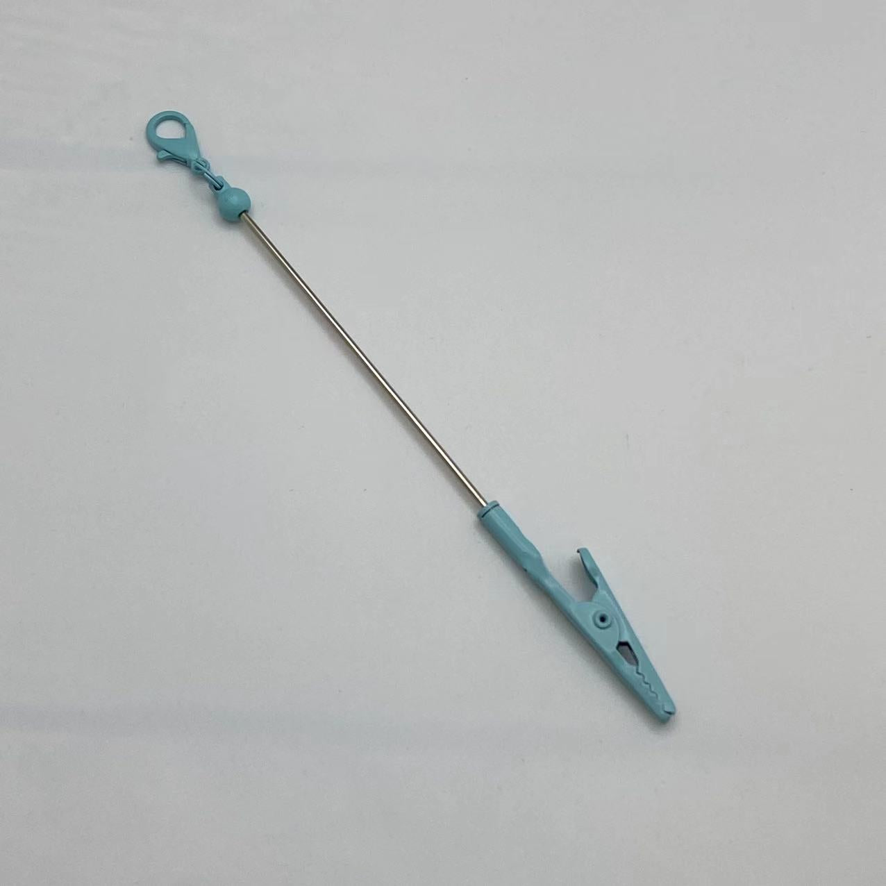 Wholesale Beadable Metal Card Grabber Keychains For Long Nails Macaron Color DIY Contactless Cards with Cards Puller ACC-008