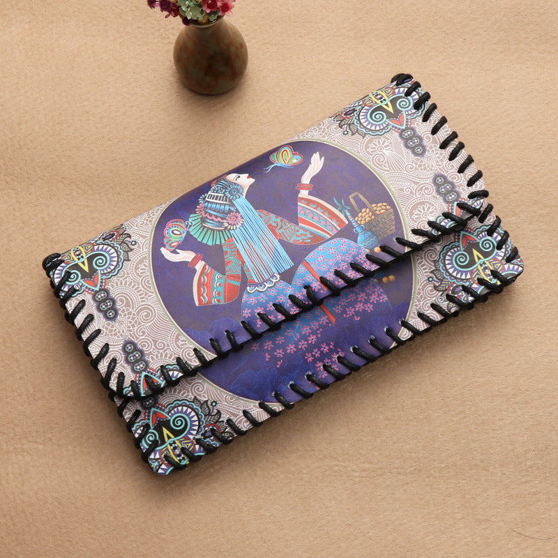Wholesale Ethnic Style Women's One-shoulder Mobile Phone Bag Women's Wallet ACC-WT-Mengs003
