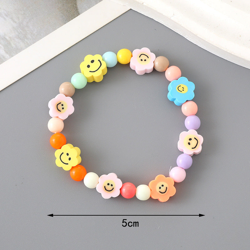 Wholesale Handmade Love Beaded Flower Bracelet ACC-BT-YiL008