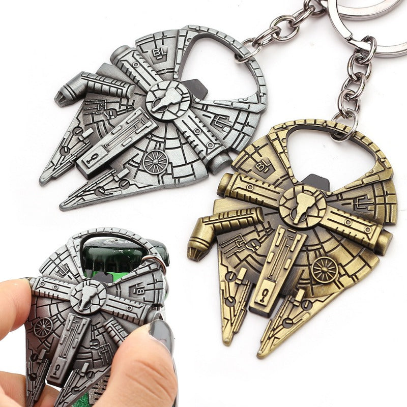 Wholesale Alloy Cartoon Game Spaceship Battleship Keychains ACC-KC-Zhuox003