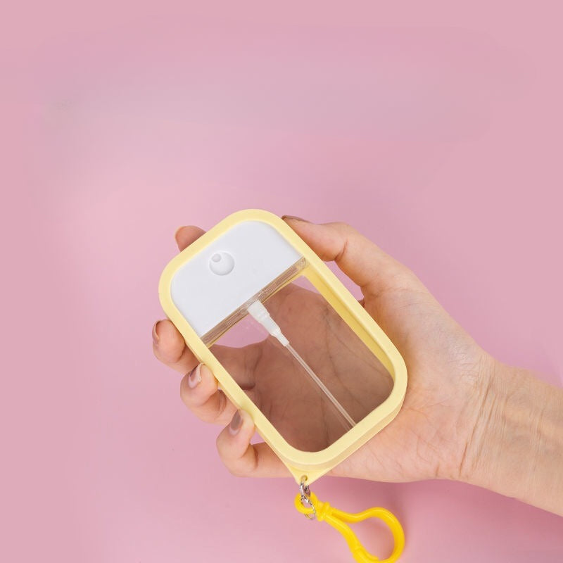 Wholesale Push Silicone Hook Perfume Alcohol Packaging Empty Bottle Keychain ACC-KC-XY001