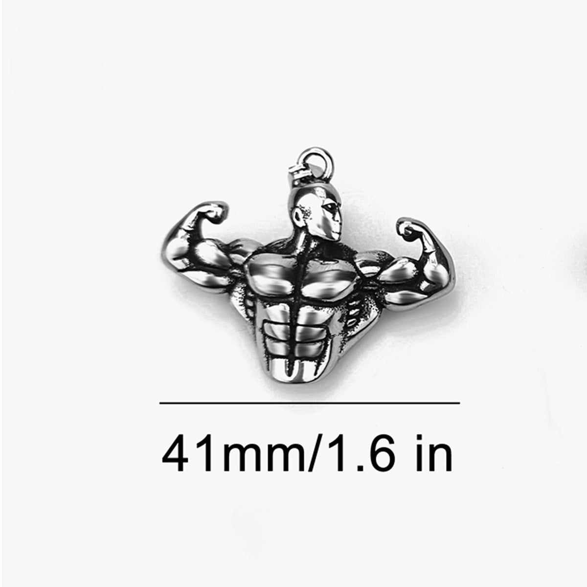 Wholesale Vintage Men's Sports Fitness Necklace Stainless Steel ACC-NE-Ruig004