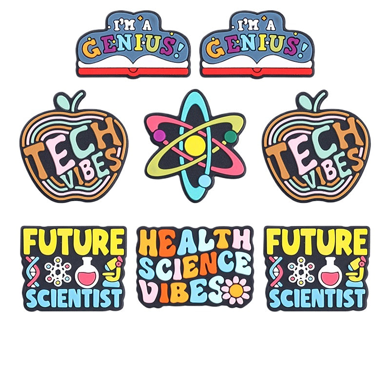 Wholesale 20pcs Silicone Focal Beads DIY Bead Pen Accessories ACC-BDS-RongFa025