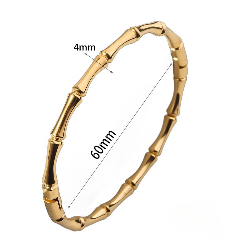 Wholesale Bamboo Titanium Steel Bracelet ACC-BT-Ruif005