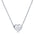Wholesale 18K gold heart titanium steel clavicle necklace