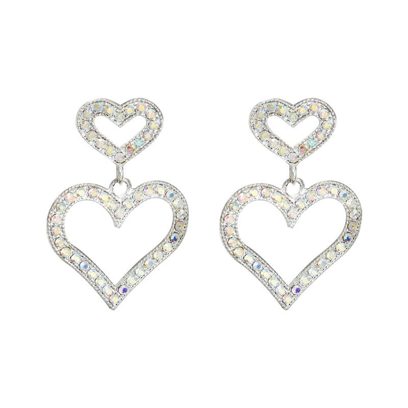 Wholesale Diamond Heart Earrings ACC-ES-BaSha011