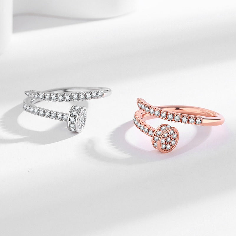 Wholesale All-match Trendy Diamond Rings with Luxurious Temperament ACC-RS-MeiLi001