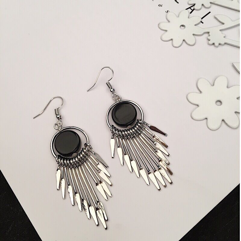 Wholesale Exaggerated Earrings Long Tassel Earrings ACC-ES-MDD017
