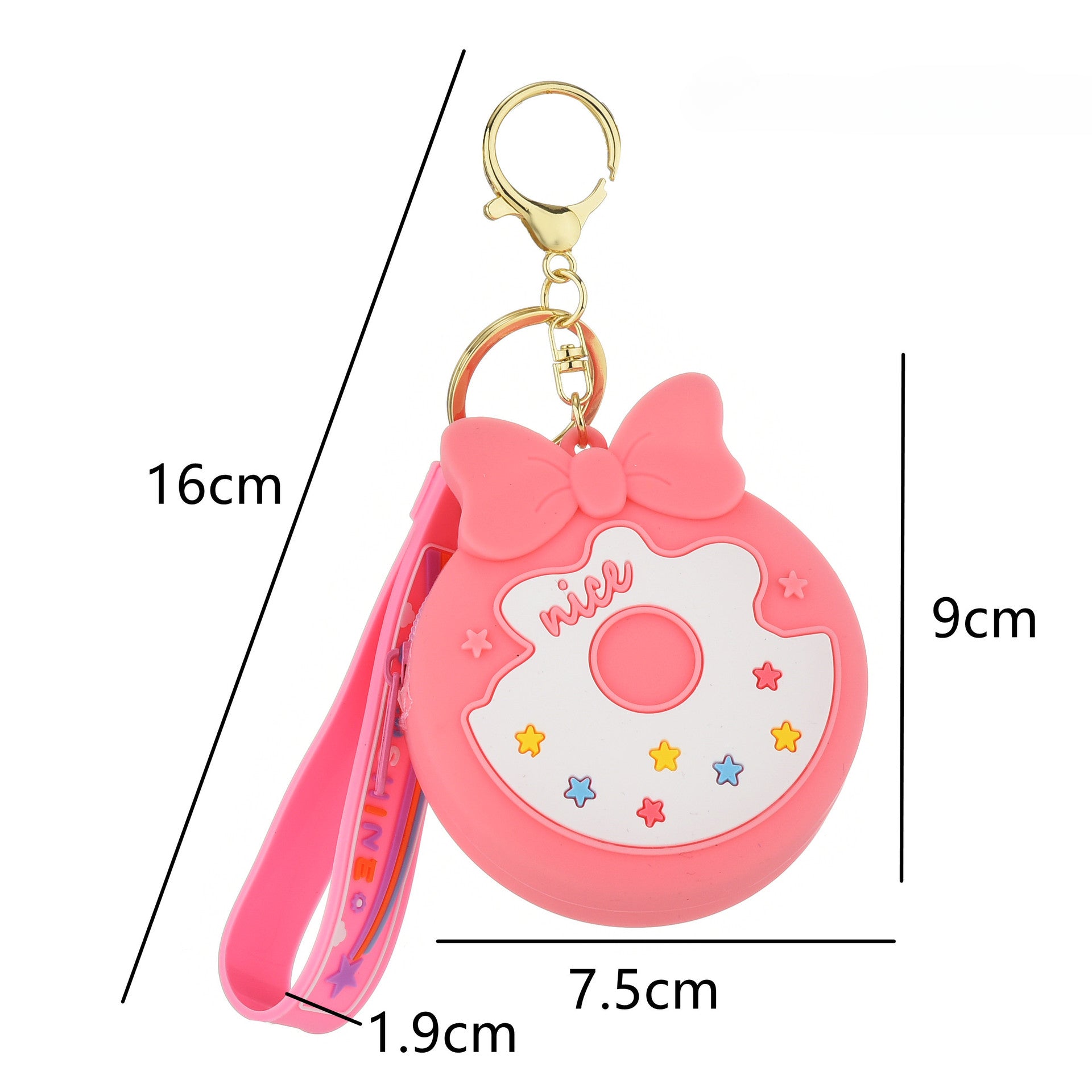 Wholesale Cartoon Cute Macaron Coin Wallet Keychain Lanyard Keychain ACC-KC-YanG009