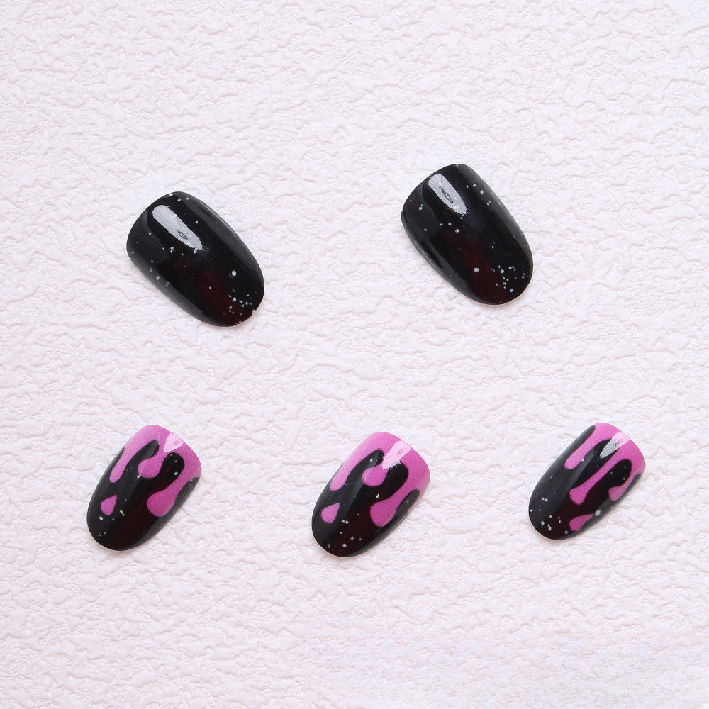 Wholesale 24 Pieces/box Halloween Press-on Nails Kits Nail Stickers ACC-NS-XingNai029