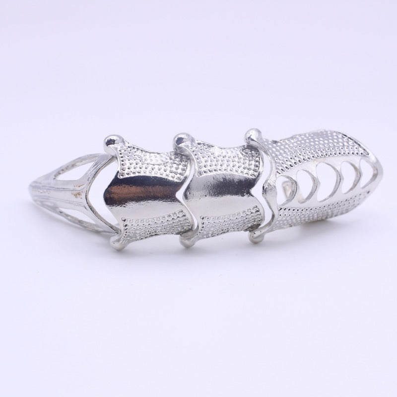 Wholesale Exaggerated Rings Punk Nails Multi-jointed Open Rings ACC-RS-LvPai001