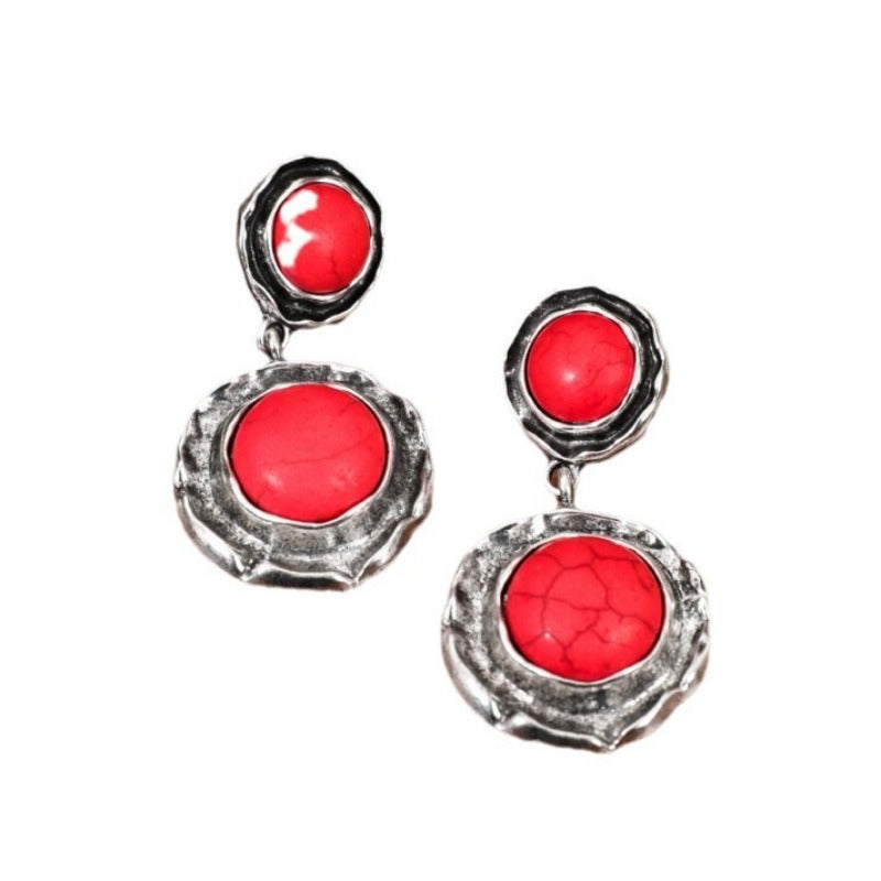 Wholesale Ethnic Turquoise Earrings ACC-ES-JunJie016