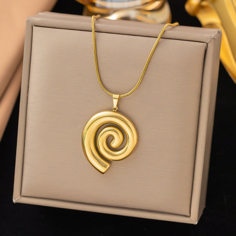 Wholesale Light Luxury Stainless Steel Necklace ACC-NE-Qinji003