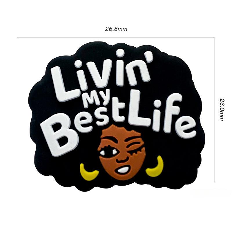 Wholesale 10pcs Silicone Beads Girls Beads DIY Handmade Beaded Pen Accessories ACC-BDS-WDX046