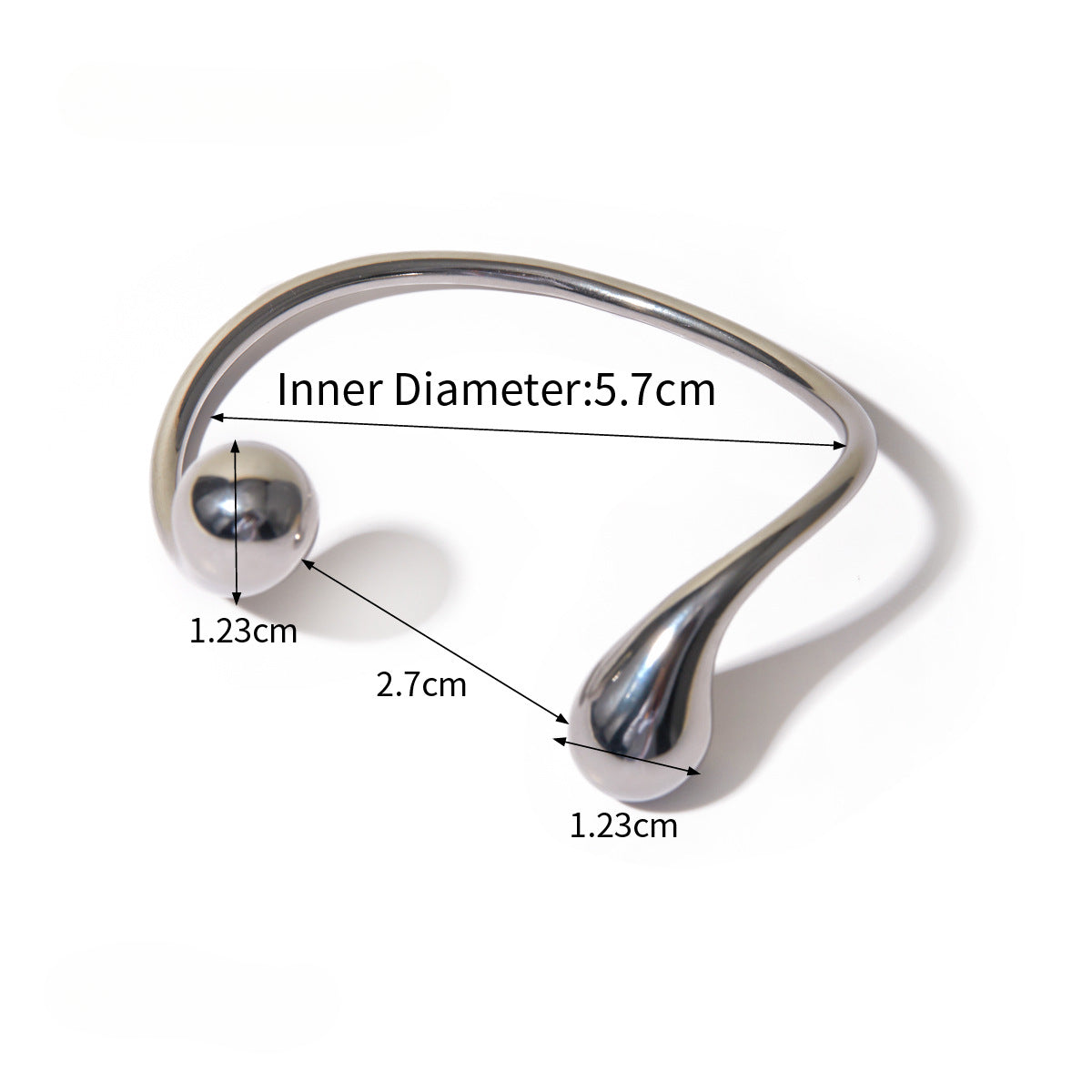 Wholesale Light Luxury Bracelet Titanium Steel Bracelets 18k Gold Open Bracelet ACC-BT-JD001