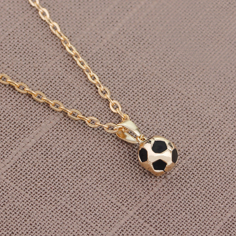 Wholesale World Cup Football Sports Series  Unique Football Necklace