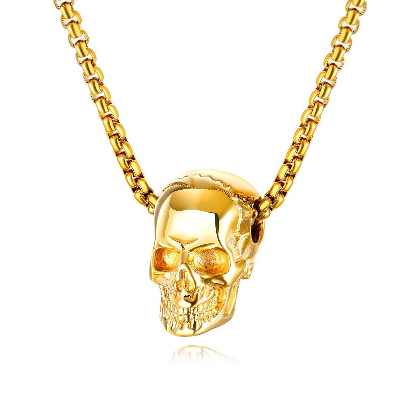 Wholesale Punk Men's Necklace Skull Alloy Necklaces ACC-NE-XuanChao003