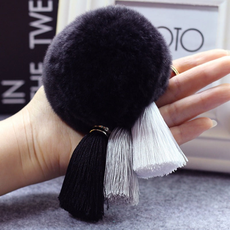 Wholesale Creative Tassel Wool Ball Keychains ACC-KC-GongZ032