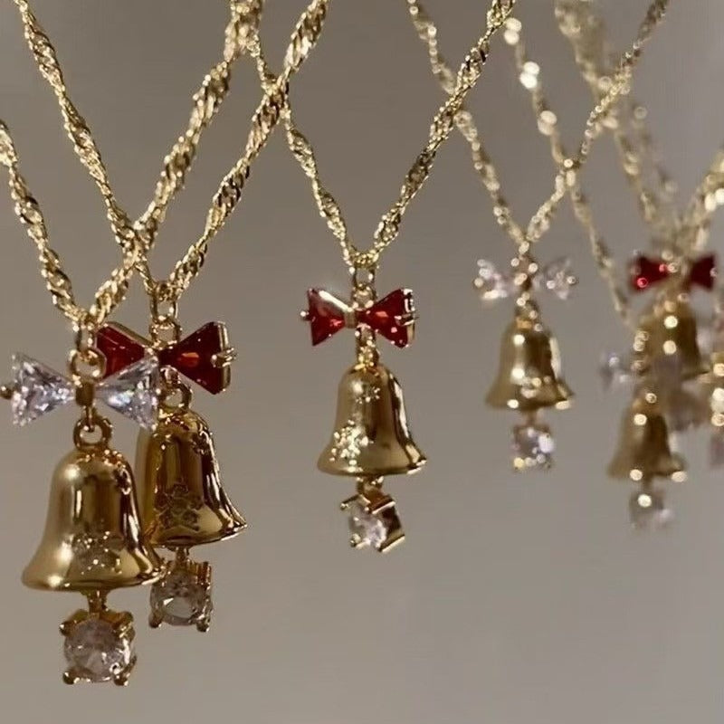Wholesale Christmas Bell Necklaces ACC-NE-YouW001