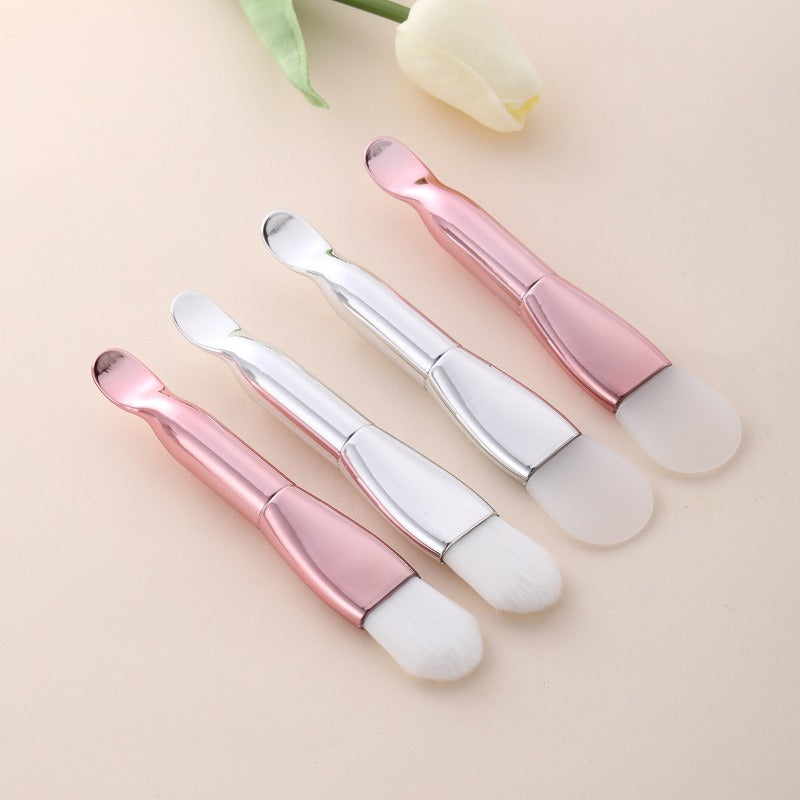 Wholesale Smear Type Double Head Soft Bristle Silicone Makeup Brush ACC-MB-Ruij005