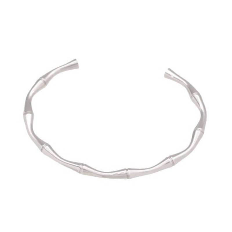 Wholesale 18K Gold Bamboo Titanium Steel Bracelet ACC-BT-Qinji006