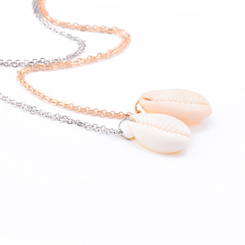 Wholesale  Natural Shell Short Necklace Clavicle Chain