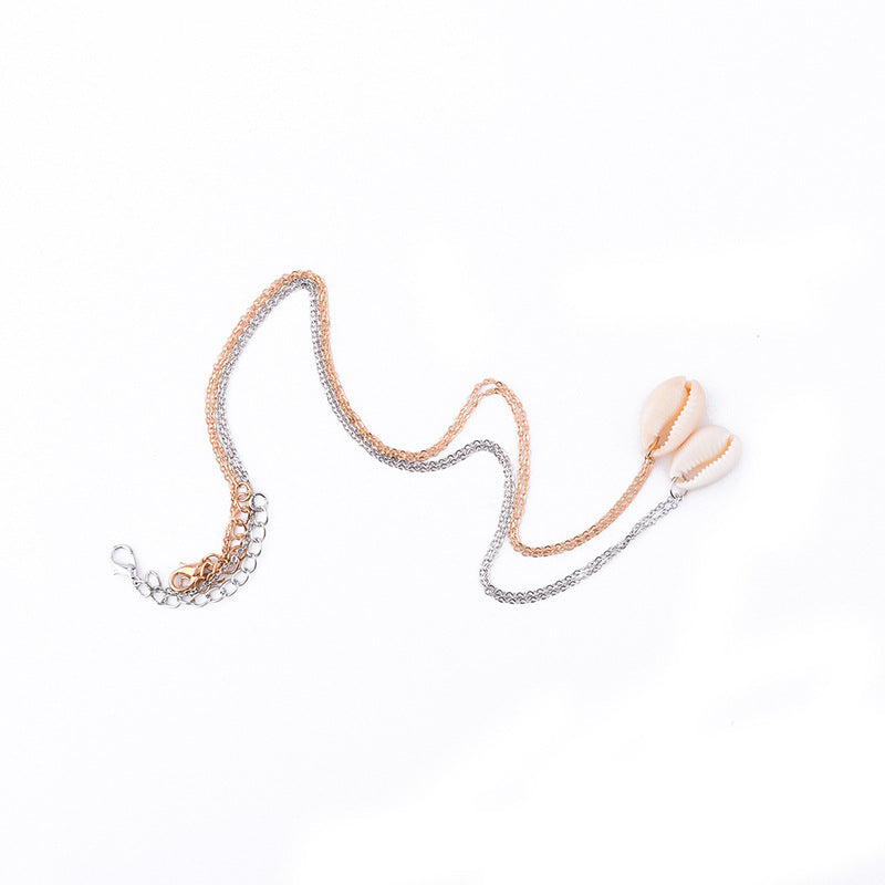 Wholesale  Natural Shell Short Necklace Clavicle Chain