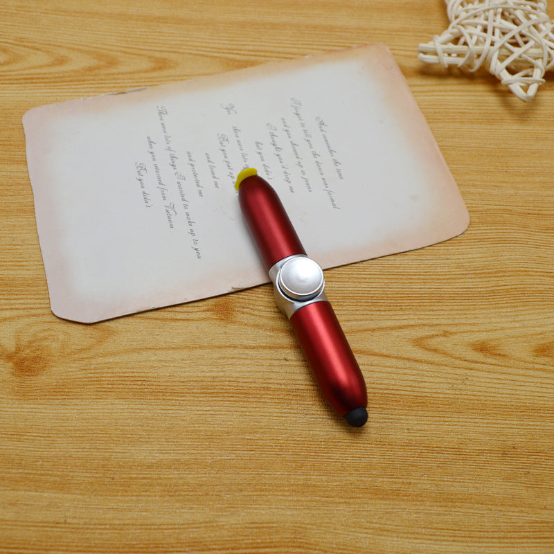 Wholesale  Led creative decompression pen multi-function fingertip gyro ballpoint pen