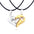 Wholesale creative stainless steel diamond love stitching Valentine's Day necklace