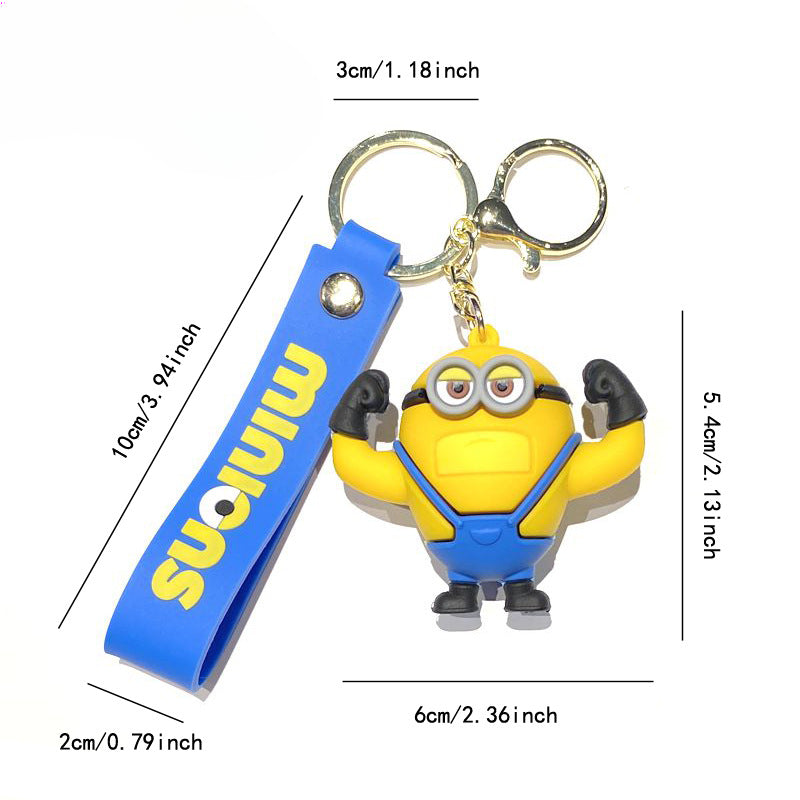 Wholesale Cartoon PVC Soft Glue Keychain ACC-KC-XinShu018