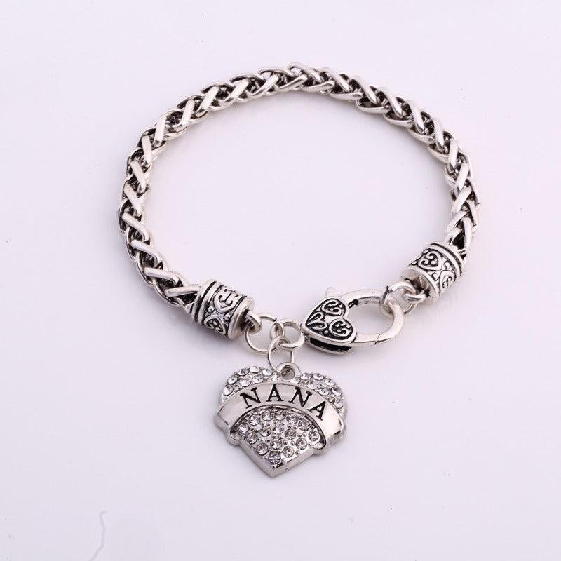 Wholesale Alloy Women's Heart Diamond Bracelet ACC-BT-Houh005