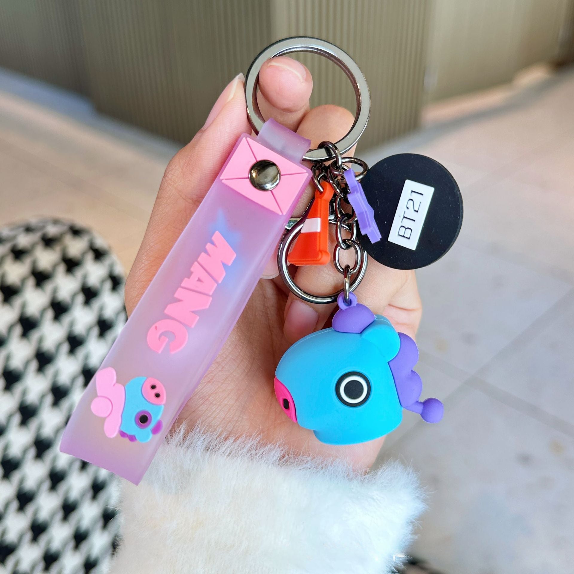 Wholesale Cartoon Cute PVC Keychain ACC-KC-WenChuan004