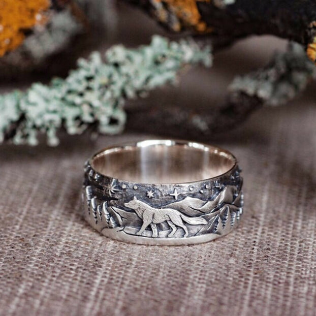 Wholesale Loyal Wolf Vintage Rings ACC-RS-Yudie010