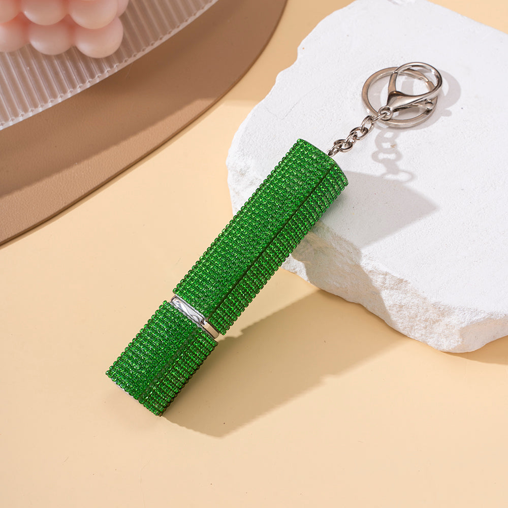 Wholesale Diamond 12ml Perfume Bottle Keychain Portable Keychain Pendant ACCVIP-KC-ZhiYa018
