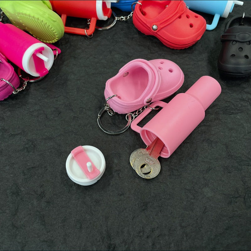 Wholesale Creative Ice Cup Hole Shoes Keychain ACC-KC-YangShen001