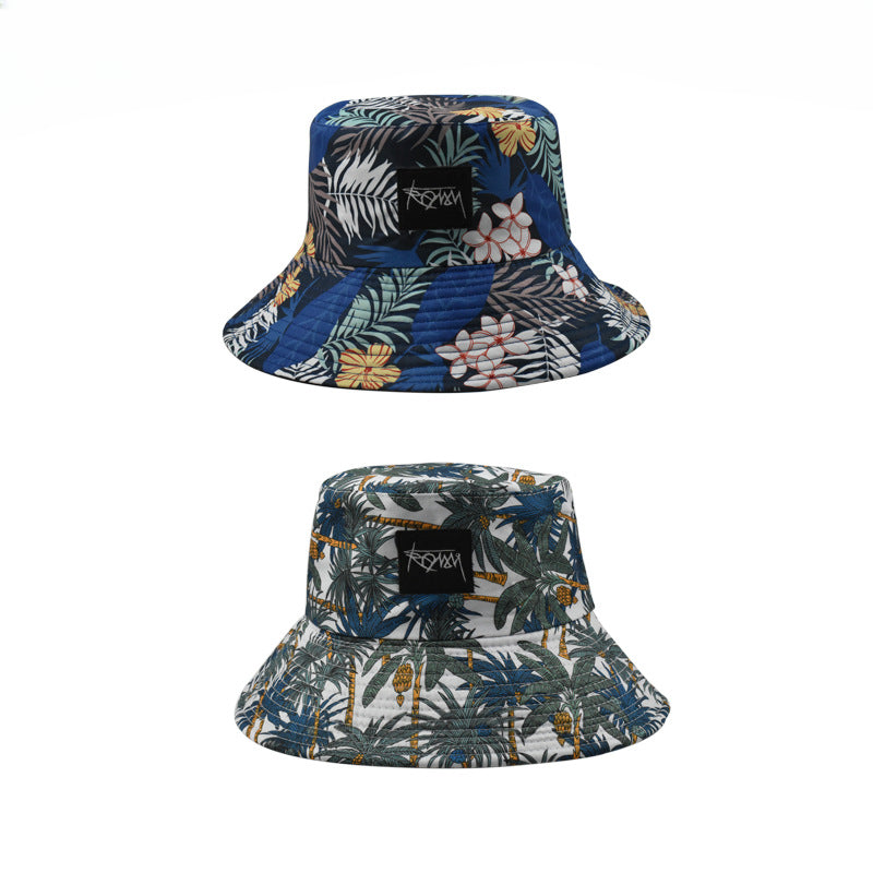 Wholesale Fashion Graffiti Cotton Double Sided Bucket Hat ACC-HT-Xiny012