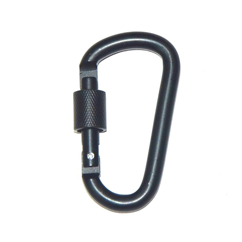 Wholesale Bold 8CM D-type Locking Carabiner Aluminum Alloy Backpack Buckle ACC-KC-KaBiao013