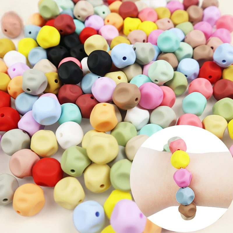 Wholesale 15mm Irregular Silicone Beads DIY for Beadable