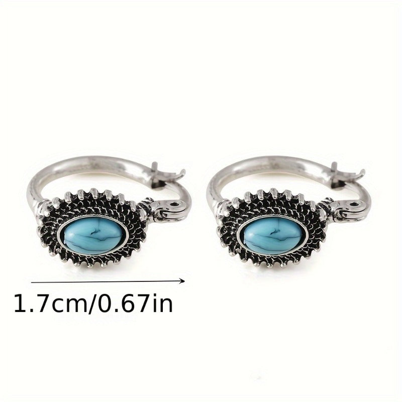 Wholesale Vintage Bohemian Turquoise Earrings ACC-ES-zhiyu001