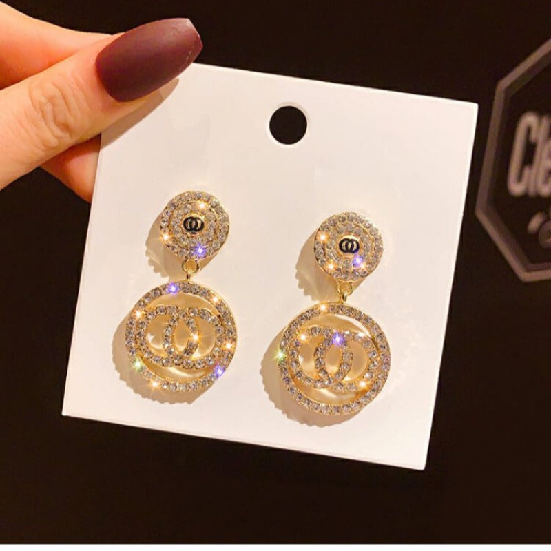 Wholesale Temperament Xiaoxiang Trend Circle Light Luxury Earrings ACC-ES-HaoWen005