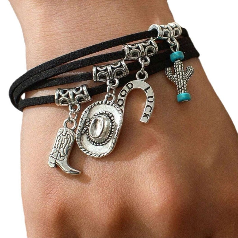 Wholesale Western Cowboy Punk Style DYI Creative Bracelet ACC-BT-Jiud001