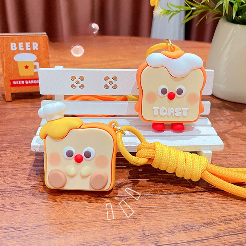 Wholesale Creative Cute Simulation Toast Keychain ACC-KC-ZhongChi002