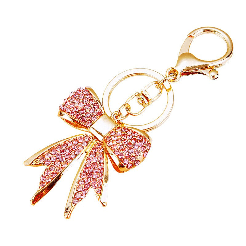 Wholesale Girly Diamond Bow Keychain ACC-KC-RuiYuan008