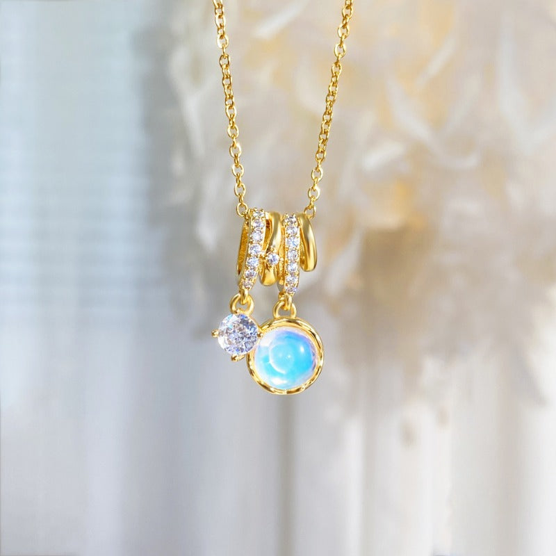 Wholesale Copper Plated 18k Real Gold Hot Sale Love Necklace ACC-NE-YuXun006
