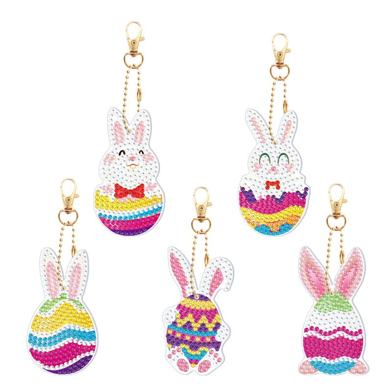 Wholesale Easter Creative Diamond Painting Diy Keychains  ACC-KC-PengDao004