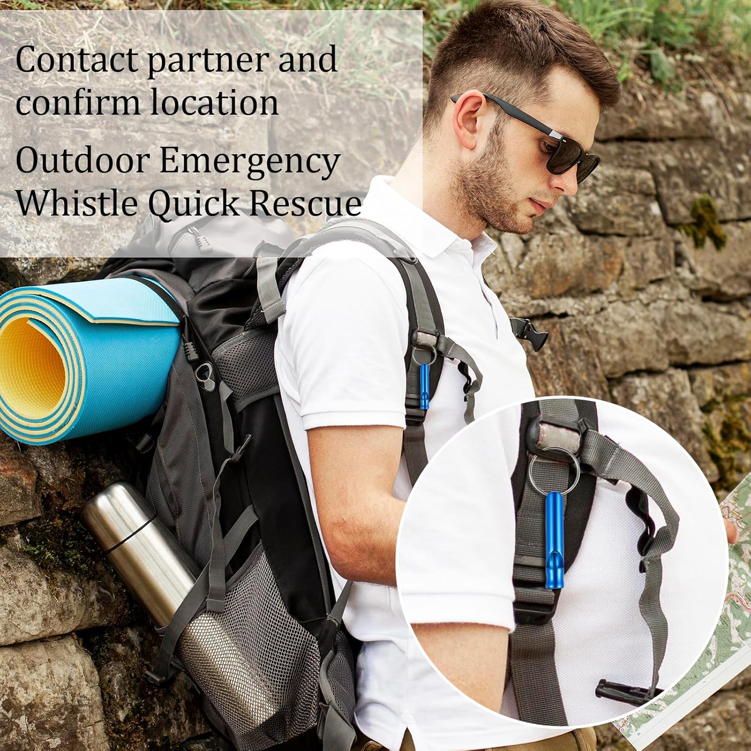 Wholesale Small Aluminum Alloy Whistle Lifesaving Whistle Referee Training Whistle Outdoor Portable Aluminum Alloy Whistle