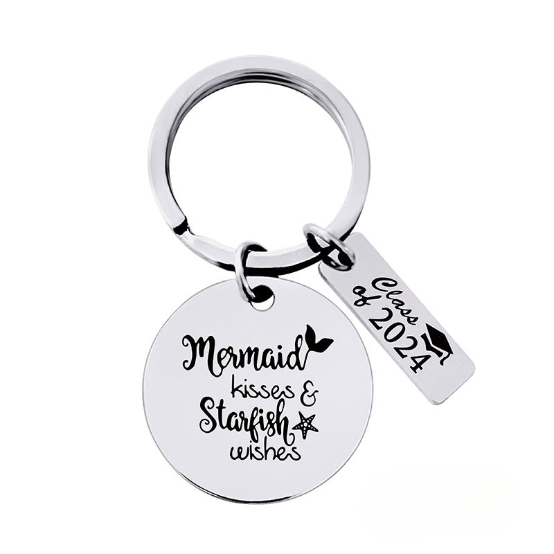 Wholesale 2024 Graduation Season Gift Stainless Steel Keychain ACC-KC-Ganggu011